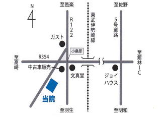 本沢整骨院地図